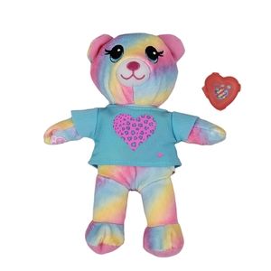 Build A Bear Smallfry Rainbow Tie Dye 7.5" Plush with Top